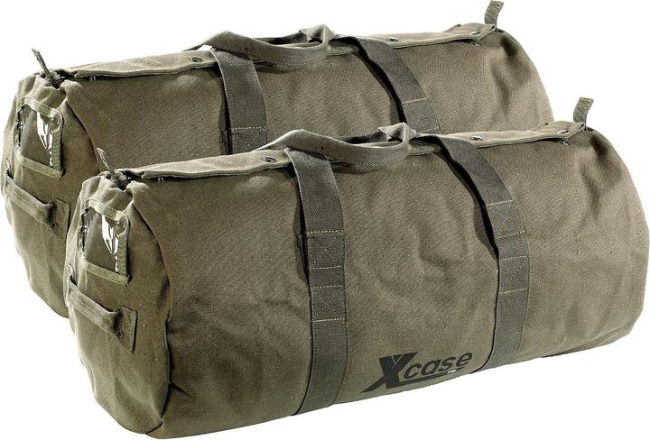 Image du produit Xcase Lot de 2 sacs de sport et de voyage en toile avec poignée de transport (70 l)