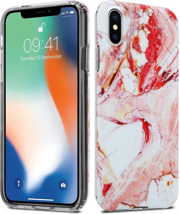 Produktbild Cadorabo IMD TPU Bunter Marmor Cover (Apple iPhone X)