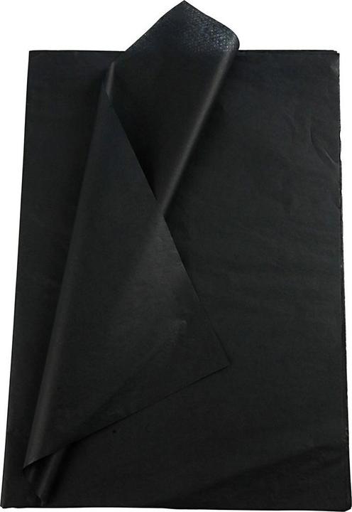 Produktbild Creativ Company Seidenpapier Schwarz 10 Blatt 14 gr, 50x70cm (14 g/m², 10 x)