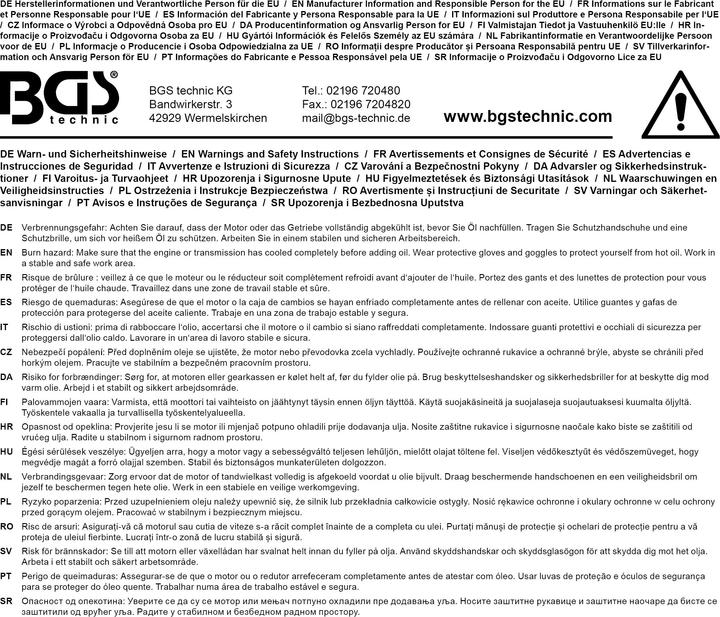 Image du produit BGS Jeu d’adaptateurs pour remplissage de boite de vitesse | 13 pièces