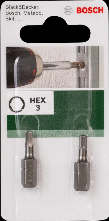 Produktbild Bosch Zubehör Schrauberbit Standard HEX (3)