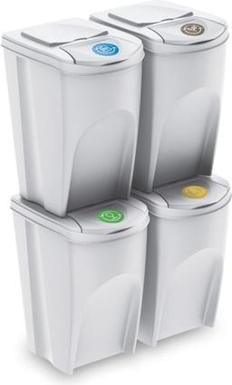 Actual product image GCS Kosz na śmieci Prosperplast Kosz na śmieci SORTIBOX 4 x 35l - popielaty (35 l)