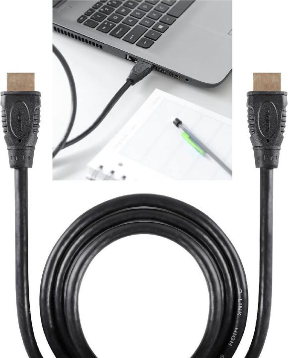 Immagine prodotto Nobrand Q-Link Cavo HDMI da 1,8 m nero (HDMI)