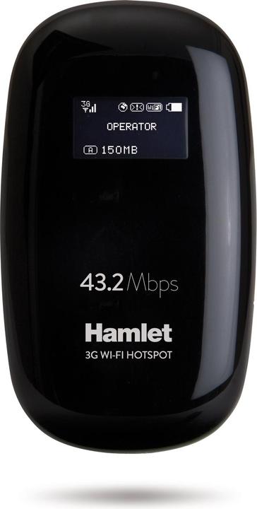 Hamlet Router Wi-Fi 3G condivisione rete fino a 10 dispositivi con slot Micro SD fino a 32 GB