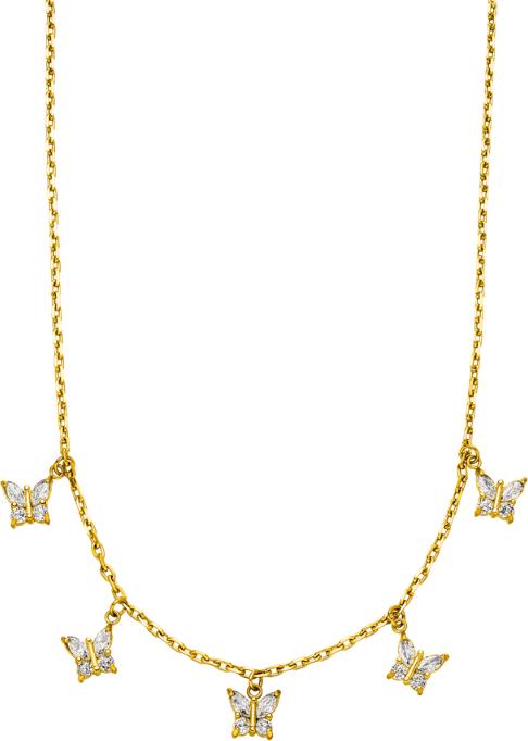 Produktbild Purelei Butterfly Kette Gold (Edelstahl 18K vergoldet)