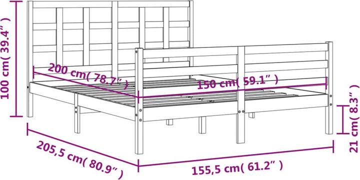 Actual product image VidaXL Naimah (150 x 200 cm)