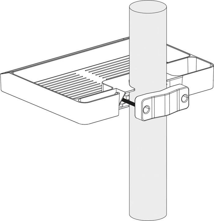 Produktbild Value Pole Mounted Storage Shelf