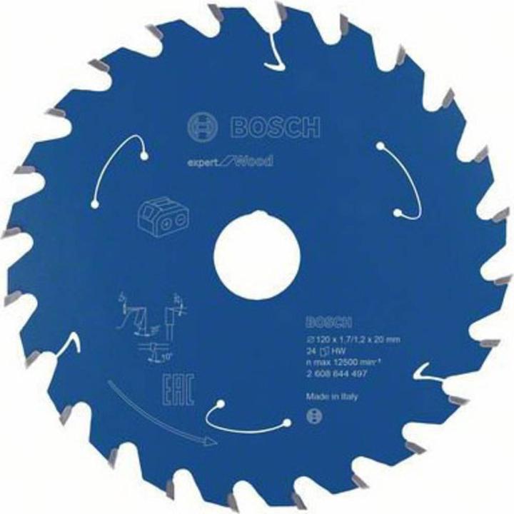 Immagine prodotto Bosch Professional Zubehör Lama circolare a batteria Expert per legno, 190 x 1,5/1 x 30, 60 denti