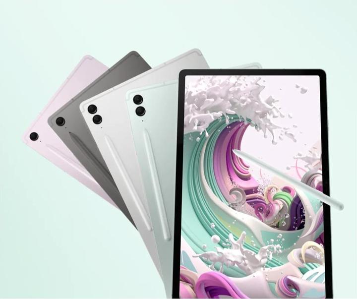 Actual product image Telekom Samsung Galaxy Tab S9 FE 5G 128GB grey EE (5G, 10.90", 128 GB, Grey)