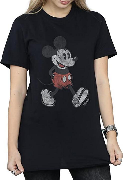 Immagine prodotto Disney Maglietta boyfriend in cotone Walking Mickey Mouse (3XL)