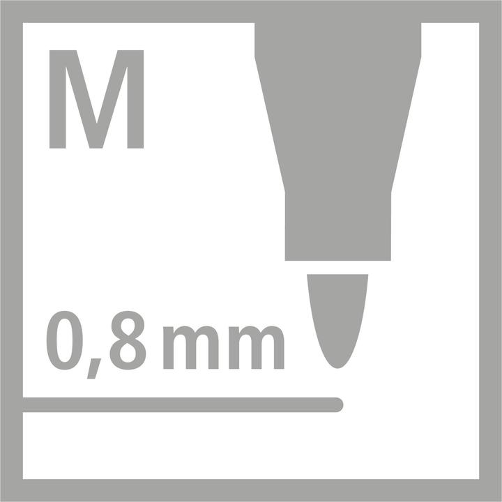 Produktbild STABILO pointMax Filzschreiber (Schwarzgrau, 1 x)