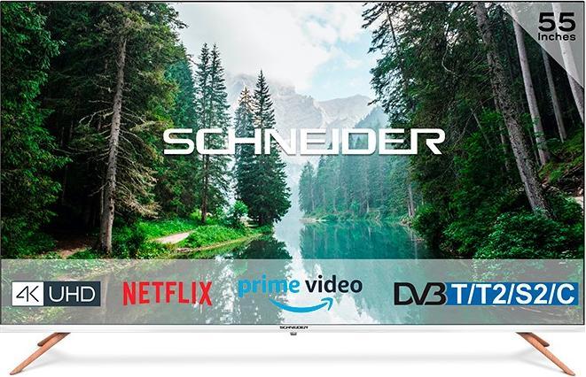 Produktbild Schneider SC-55 S1 Fjord 55 Zoll 4K UHD TV (55", LED, 4K)