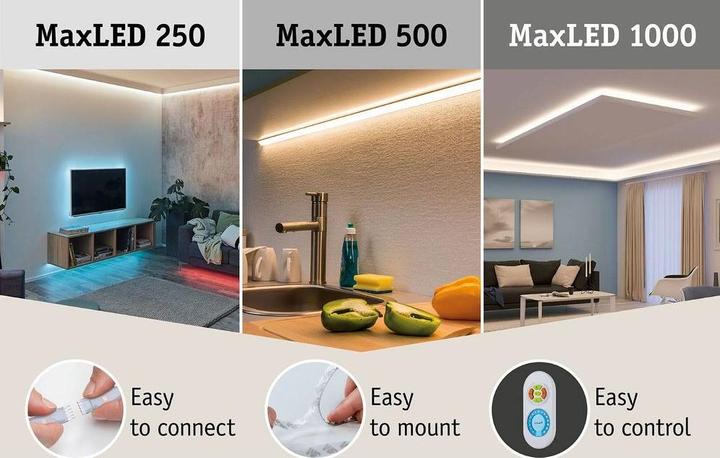Actual product image Paulmann MaxLED 1000 Stripe Set (Warm white, 300 cm, Indoor)