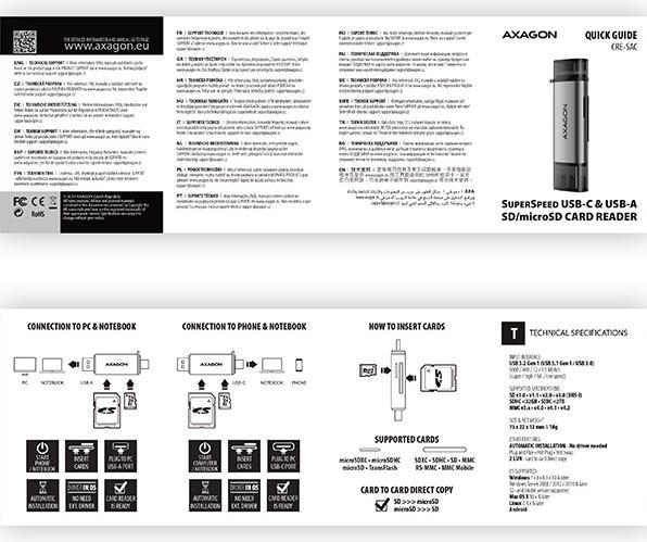 Produktbild Axagon Cre-Sac (Type-B)
