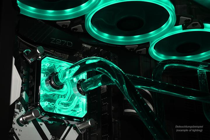 Actual product image Alphacool Aurora XPX RGB cover frame