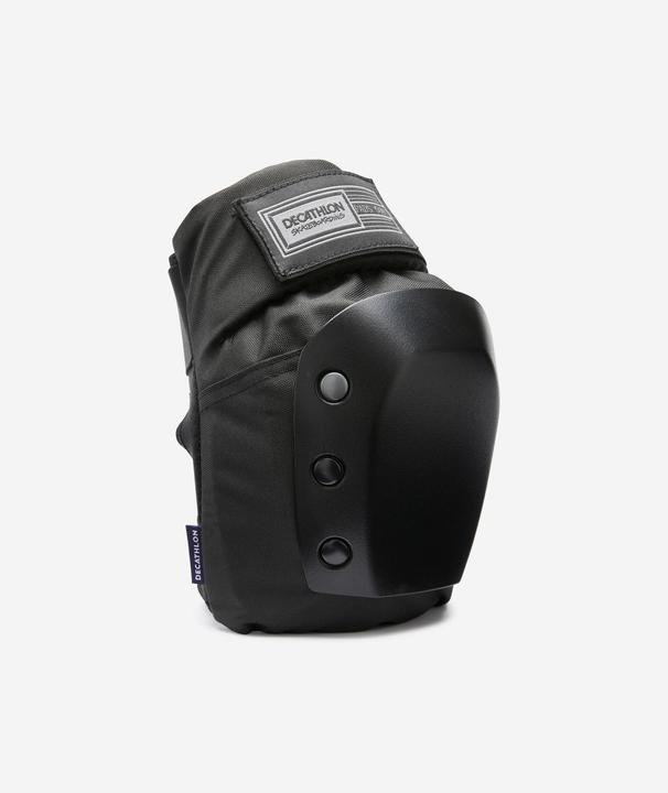 Produktbild Decathlon Adult 3-Piece Skateboarding Protector Set Pad500 Black (L, Knieschoner, Handgelenkschoner, Ellbogenschoner, Einzelstück)