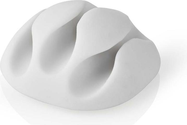 Immagine prodotto Nedis Gestione dei cavi Clip per cavi bloccati 4 pezzi Spessore massimo del cavo: 5 mm Silicone 35 mm