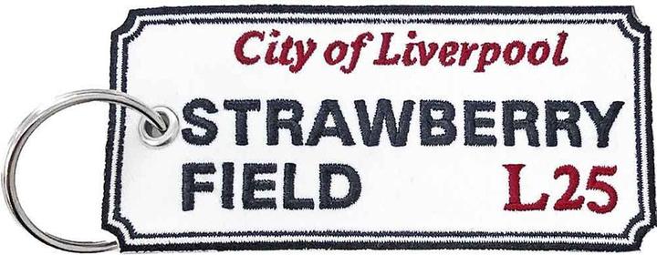Roadsign Strawberry Field, Liverpool Sign Schlüsselanhänger