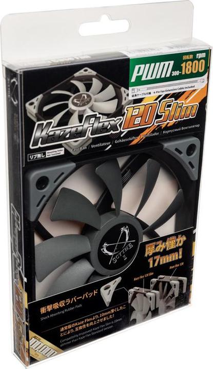 Image du produit Scythe Kaze Flex 120 Slim PWM (120 mm, 1 x)