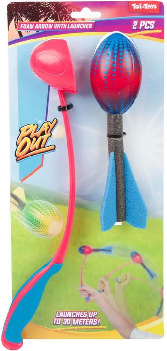 Actual product image Toi-Toys Play Out Mini-Schaumstoffpfeile mit Vortex-Thrower