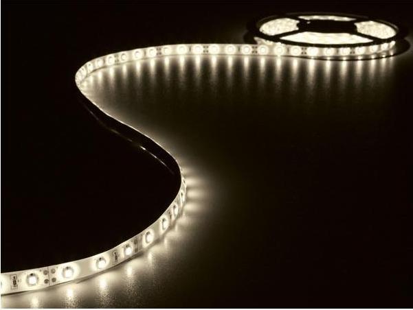 Velleman FLEXIBLE LED STRIP - WARM WHITE - 300 LEDs - 5 m - 12 V (Neutral White, 500 cm, Indoor)