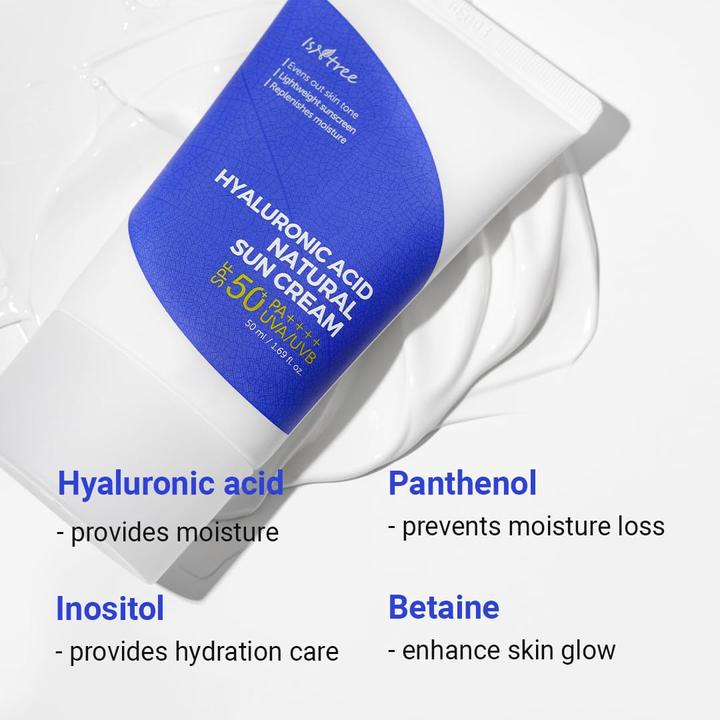 Produktbild Isntree Hyaluronic Acid Natural Sun Cream (Sonnencreme, SPF 50+, 50 ml)