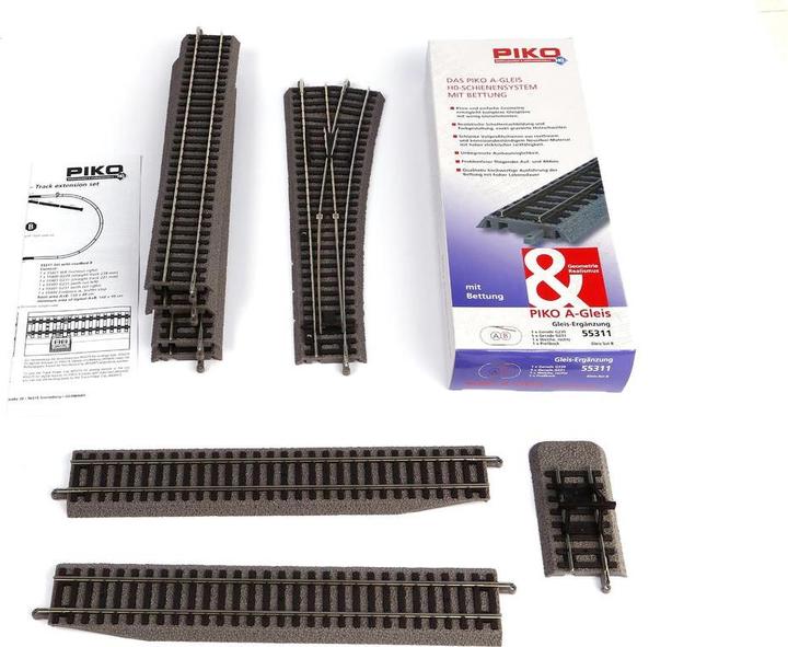 Produktbild Piko A-Gleis mit Bettung Gleis Set B (Spur H0)