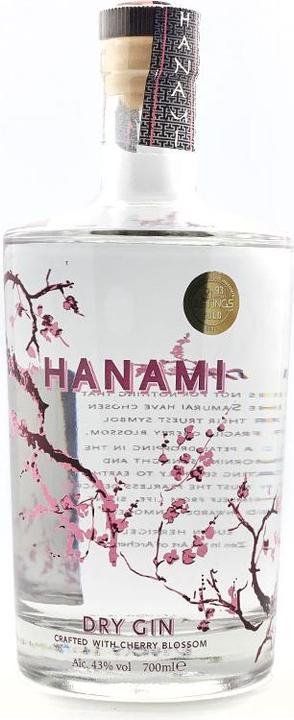 Produktbild Hanami Dry Gin mit Kirschenblüten (1 x 70 cl)