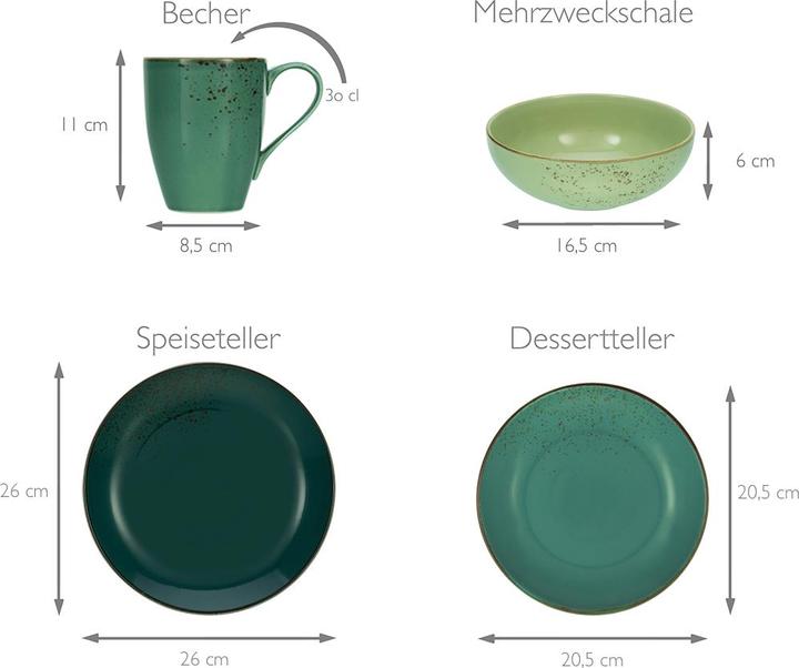 Productafbeelding CreaTable Collectie Natuur (16 Stuk)