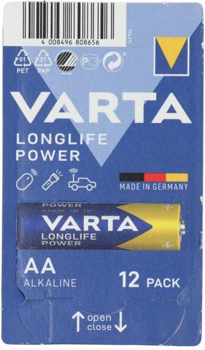 Produktbild Varta Longlife Power (12 Stk., AA, 2970 mAh)