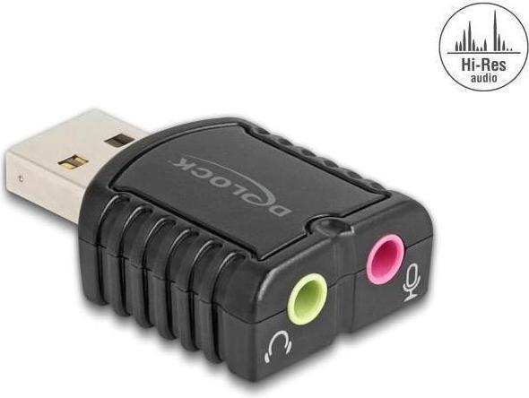 Produktbild Delock Externe USB Soundkarte 24 Bit / 96 kHz Plug & Play fü (USB)