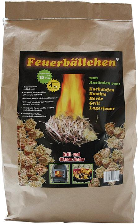 Image du produit Raiffeisen-Waren Boules de feu Laine d'allumage, Allume-cheminée, Allume-poêle, Allume-bois 4kg