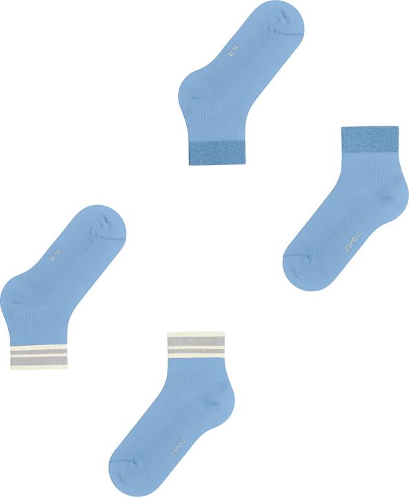 Immagine prodotto Esprit Retro Glitter 2-Pack Damen (Confezione da 2, 35 - 38)