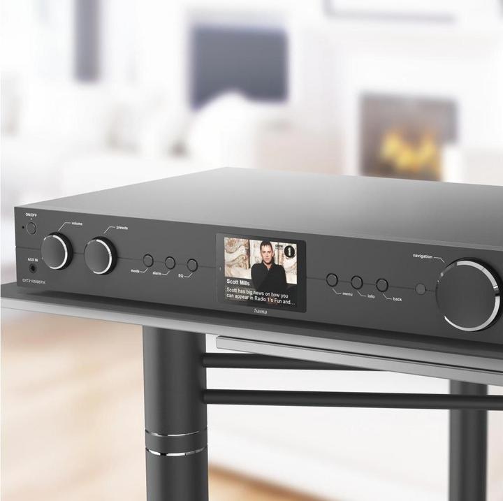 Produktbild Hama DIT2105SBTX (FM, DAB+, Internetradio, DAB, Bluetooth, WLAN, UNDOK)
