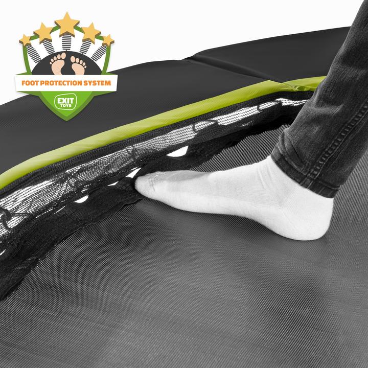 Produktbild Exit Silhouette sports Bodentrampolin ø366cm - schwarz (366 cm)