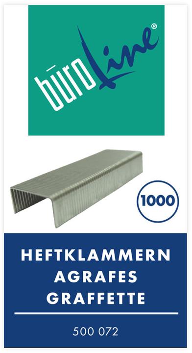 Image du produit BüroLine Agrafes (1000 x)