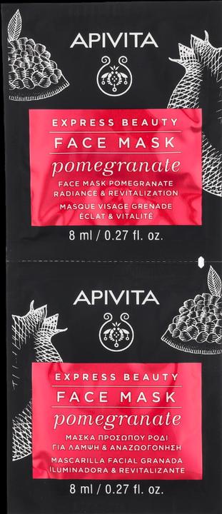 Apivita Pomegranate Face Mask 2*8ml (16 ml)