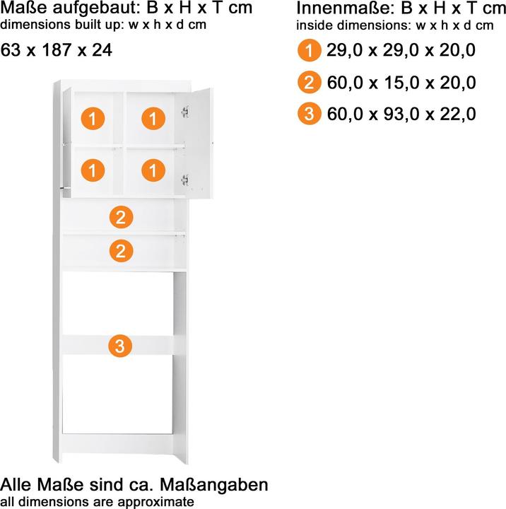 Produktbild Trendteam Amanda (63 x 24 x 187 cm)