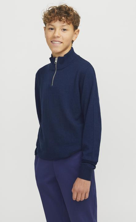 Actual product image Jack & Jones Jjeemil Knit Half Zip Noos Jnr (128)