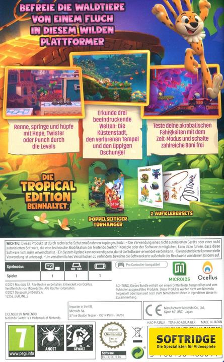 Produktbild astragon Marsupilami: Hoobadventure Tropical Edition (Switch, DE)
