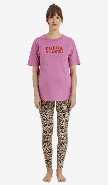 Produktbild Vertbaudet Bio-Kollektion: T-Shirt für Schwangerschaft und Stillzeit mit Message-Print