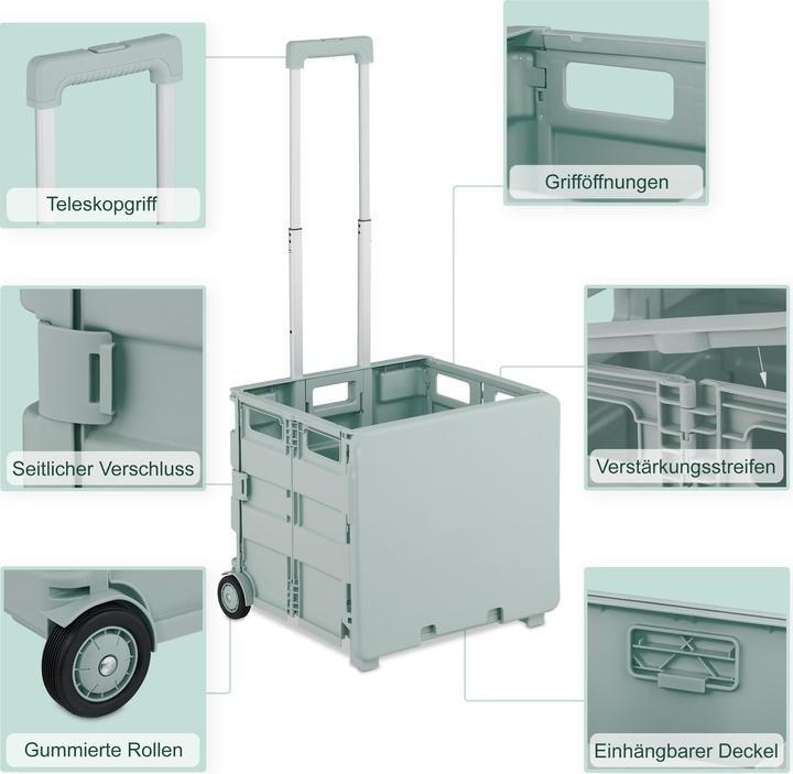 Immagine prodotto Relaxdays Carrello porta-spesa