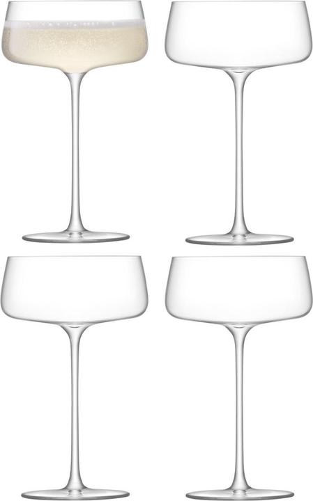 Actual product image LSA Metropolitan Champagne saucer set (30 cl, 4 Glasses, Champagne glasses)