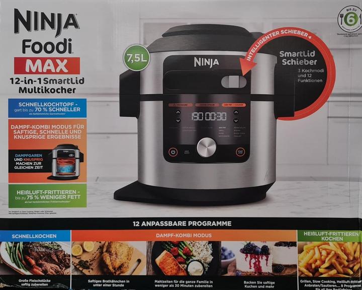 Image du produit Ninja OL650EUFoodi MAX 12-in-1 SmartLid Multicuiseur (Fiche CH)