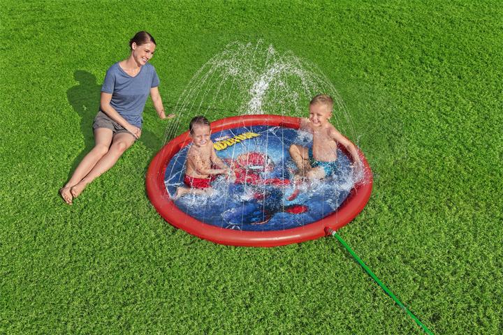 Immagine prodotto Bestway Tappeto gonfiabile per piscina con fontana Spider-Man 165 cm 98792