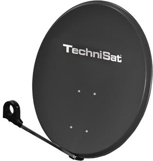 Produktbild TechniSat TechniDish 80 Satellitenantenne Schwarz (37.40 dB, DVB-T / -T2)
