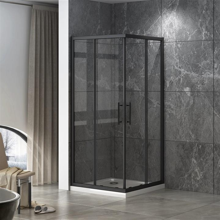 Image du produit Masterjero CABINE DE DOUCHE B-253B NOIR 90X90 NOTR