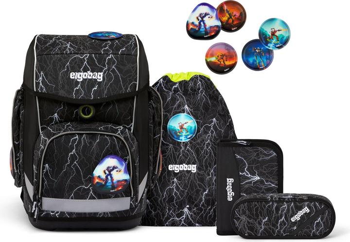 Actual product image Ergobag cubo 5-piece set Super ReflektBär Glow (19 l)
