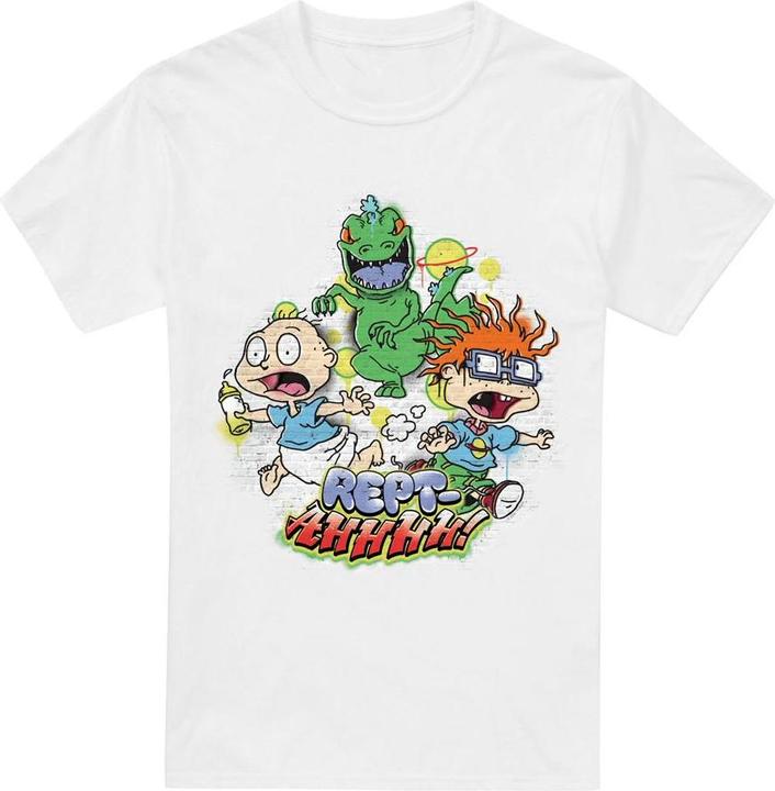Actual product image Rugrats Mens Rept-Ahhhhh! Tommy & Chucky T-Shirt (4XL)