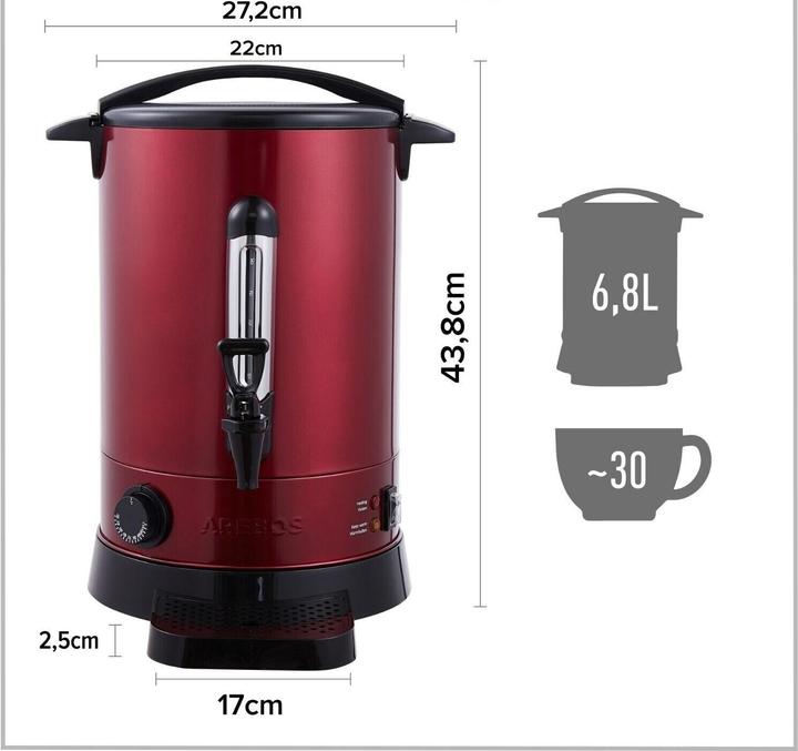 Actual product image Arebos Mulled wine cooker